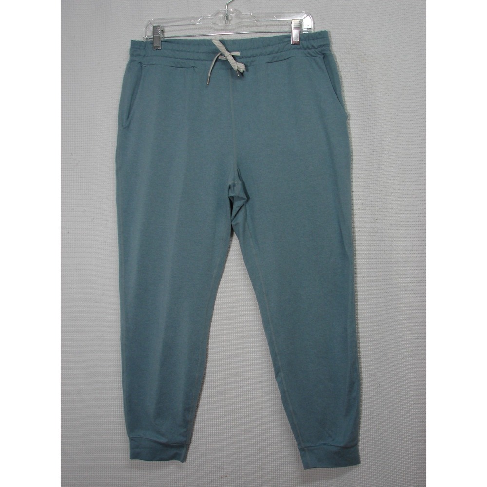 Vuori Performance Joggers Heather Seafoam Green Womens M VW303 Activewear